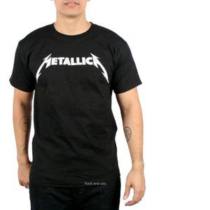 Metallica Logo thrash metal rock Official T-Shirt XL NWT